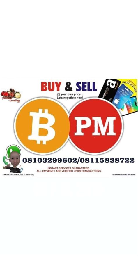 Same day funding & withdrawal. BUY & SELL Bitcoin - Business - Nigeria