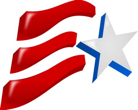 Star With Red Stripes Clip Art At Vector Clip Art Online