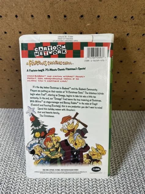 A Flintstones Christmas Carol Vhs Cartoon Network 1996 399 Picclick