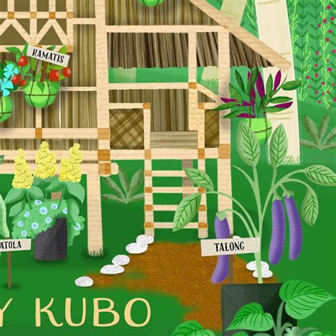 Bahay Kubo Childrens Art Filipino Art Tagalog Etsy