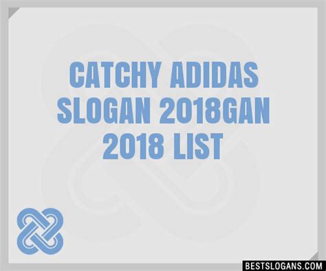 Slogan Adidas 2018 Goresan