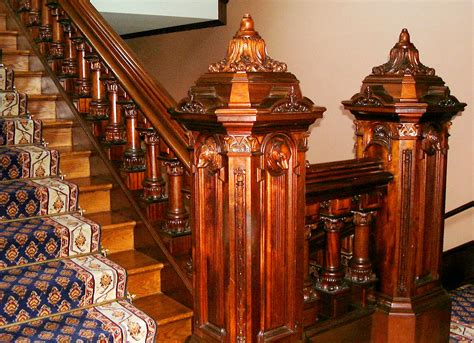 Hand Carved Grand Staircase Inside The State Capitol Build Flickr