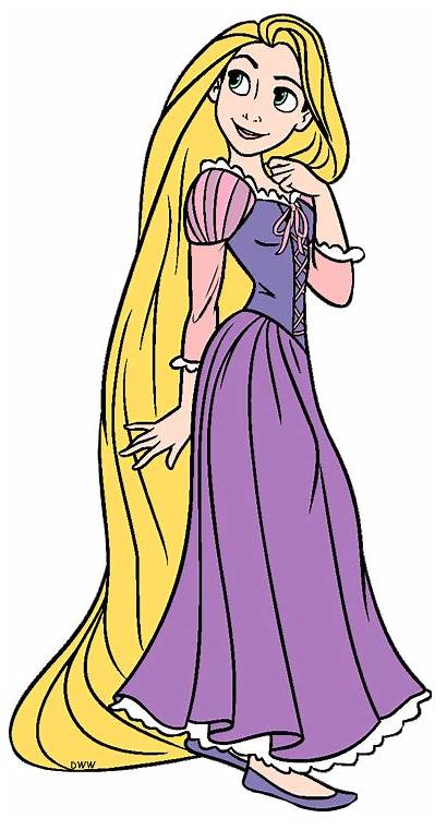 Rapunzel Tangled Clipart Disney Clip Cliparts Princess