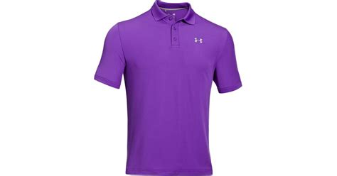 Lyst Under Armour Performance Polo Shirt In Purple For Men