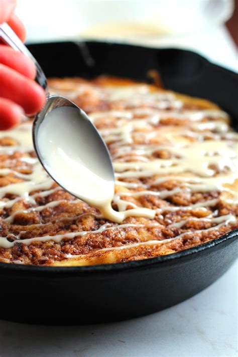 Cinnamon Roll Skillet Cake My Incredible Recipes