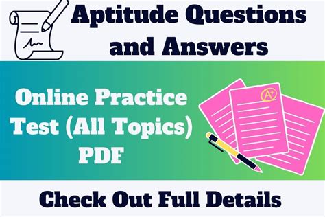 Cbe Aptitude Test Questions And Answers Pdf