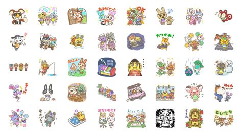 Line Mobile App Getting Animal Crossing Stickers The Gonintendo