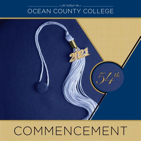 Ocean County Colleges 54th Annual Commencement Ceremony Program By