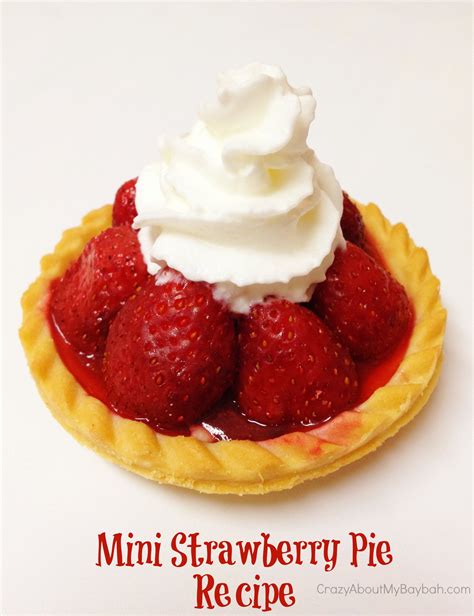Mini Strawberry Pie Recipe Strawberries And Cream Recipe Strawberry