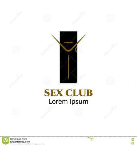 Logo For Sex Club Stock Vector Illustration Of Elegant 82628866