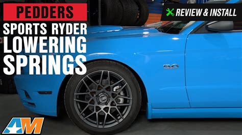 2005 2014 Mustang Pedders Sports Ryder Lowering Springs Review