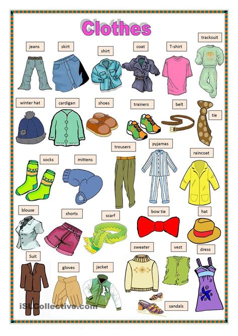 Clothing Study Printables Abjectleader