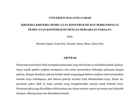 Maybe you would like to learn more about one of these? Contoh Surat Perjanjian Pekerja Dan Majikan : Surat ...