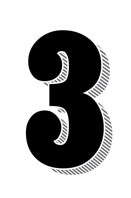 Numbers Three 3 Drop - Free image on Pixabay