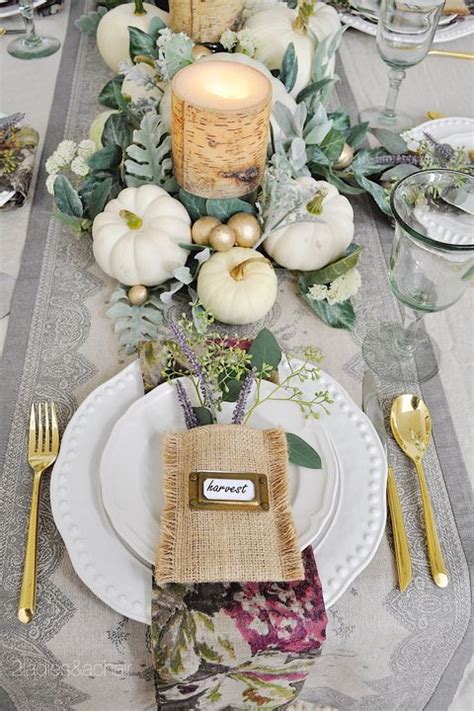 60 Thanksgiving Table Settings Thanksgiving Tablescapes And Decoration