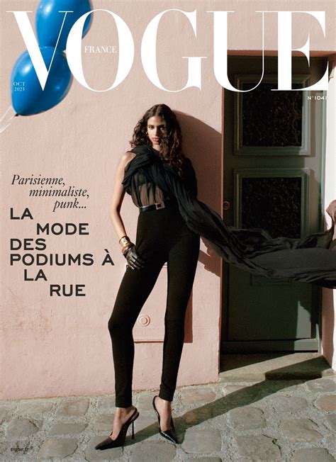 The Vogue France October 2023 Issue Celebrates Fall Fashion Vogue France