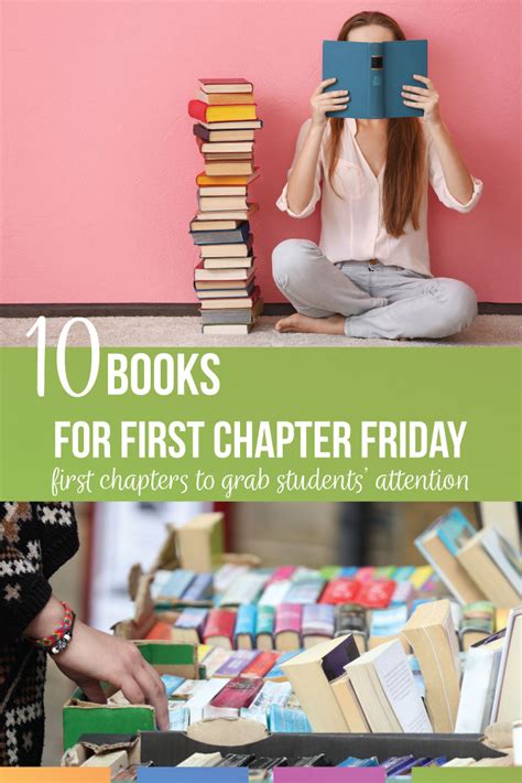 10 Books For First Chapter Friday Language Arts Classroom
