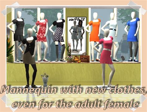 Mod The Sims New Clothes For The Mannequin