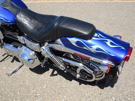 2006 Harley Davidson Fxdwgi Dyna Wide Glide Blue And Silver Lompoc