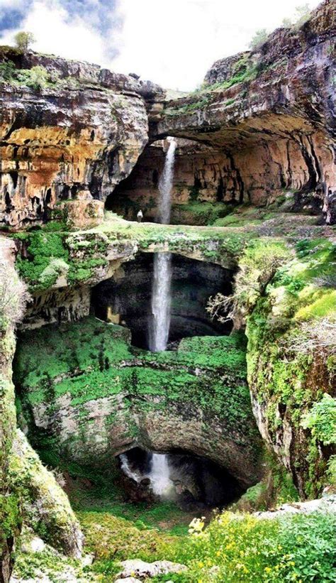 Gua Tiga Jembatan Membuat Air Terjun Baatara Gorge Begitu ...
