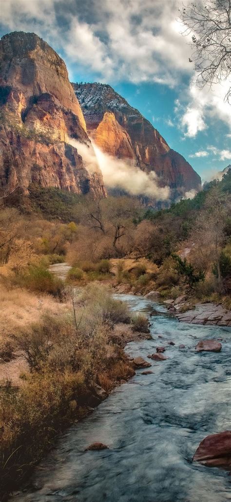 zion national park #NationalPark #nature #iPhoneXWallpaper ...