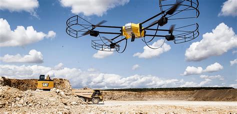 On The Rise Drones In Construction Cat Caterpillar