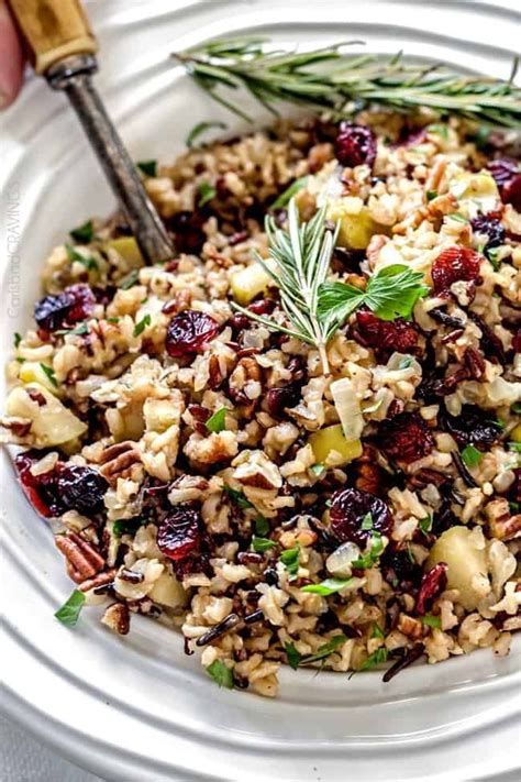 Wild Rice Pilaf With Cranberries Apples And Pecans Artofit