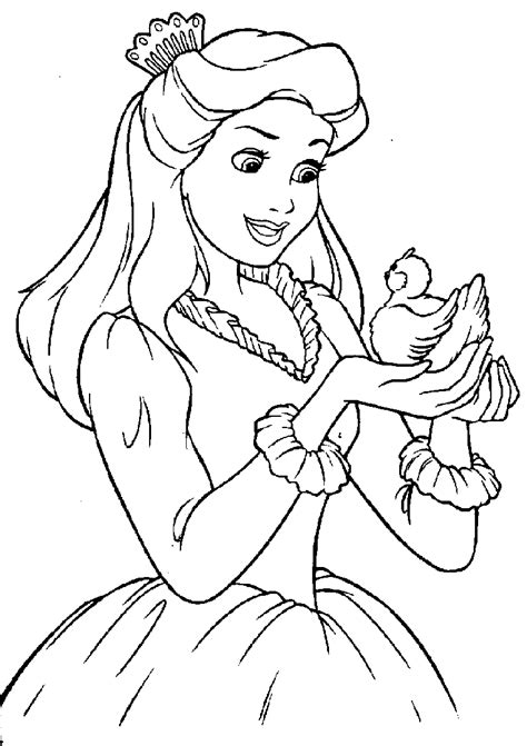 princess coloring fantasy coloring pages
