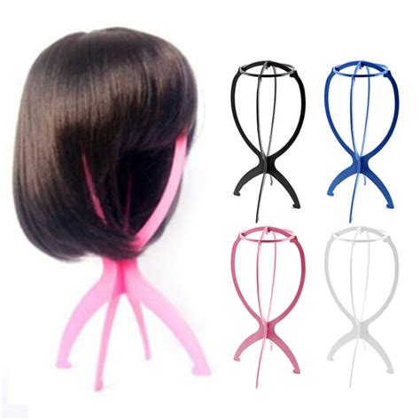 1 Piece Colorful Wig Stands Plastic Hat Display Wig Hair Hat Cap Holder