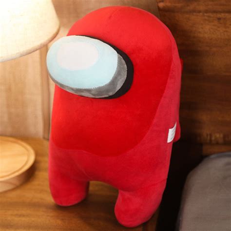 Among Us Crewmate Soft Plush Toy Red Soft Stuffed Plushie Game Doll