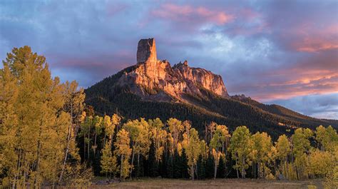 Chimney Rock Sunset Photograph By Ken Weber Fine Art America