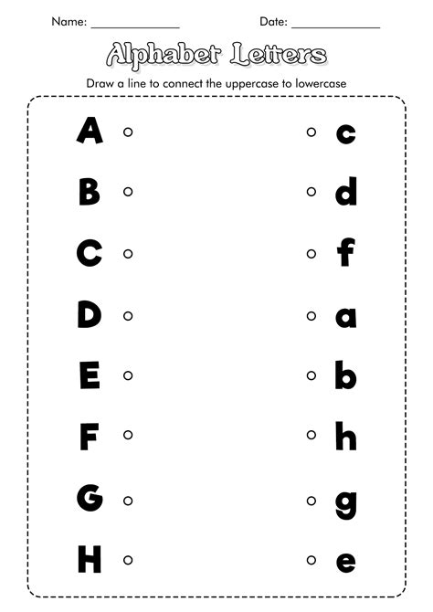 Printable Lowercase Letter Recognition Worksheets