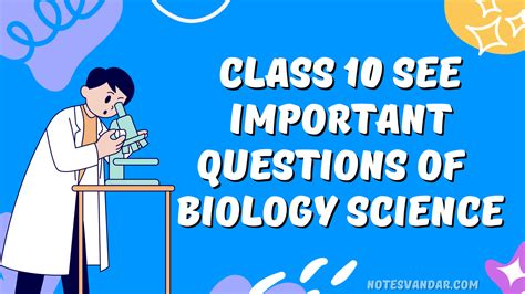 Class 10 See Important Questions Of Science Biology Notes Vandar