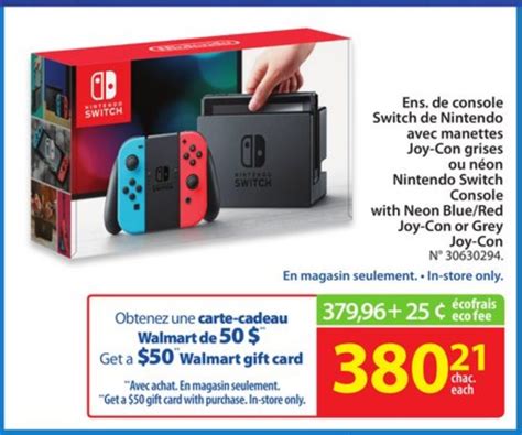 Buy minecraft, nintendo, nintendo switch, 045496591779 at walmart.com Walmart Buy Nintendo Switch and get $50 gift card, in-store only - RedFlagDeals.com Forums