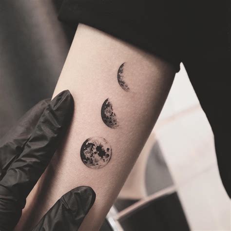 Awesome Moon Phases Tattoo Ideas For Men Women In