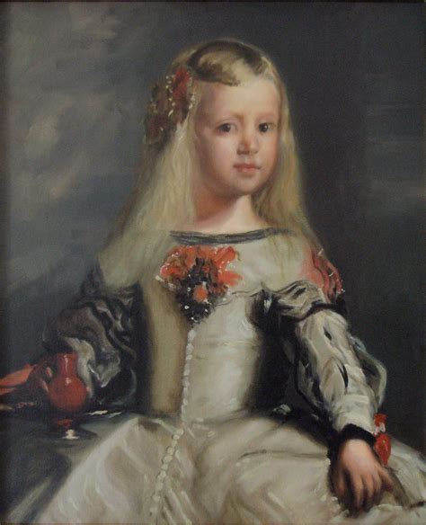 Retrato De La Infanta Margarita Velasquez Grand Peintre Peintre