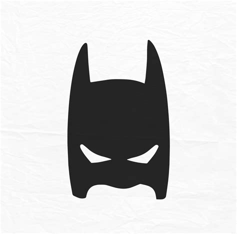 Batman Mask Svg Batman Mask Superhero Svg And Dxf Cut Files Etsy