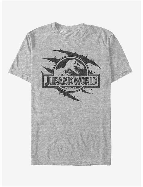 Jurassic World Fallen Kingdom Logo Scales Slash T Shirt Black Hot Topic