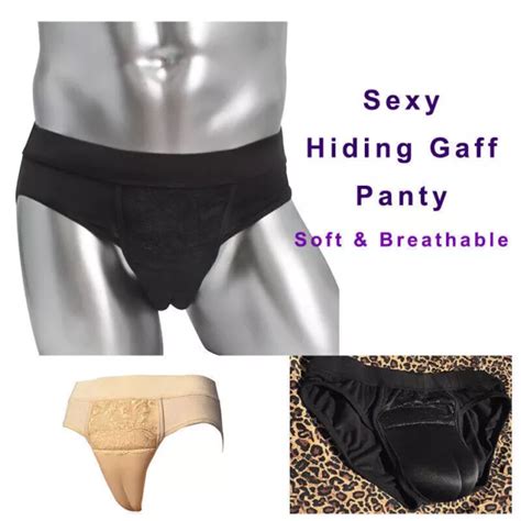 Mens Hiding Gaff Panties Camel Toe Shaping Underwear Crossdresser