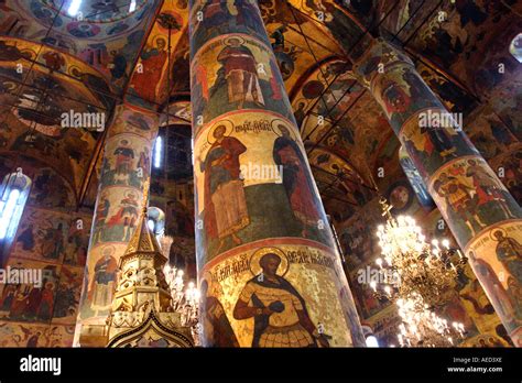The Assumption Cathedral Kremlin Moscow Russia Stock Photo Alamy