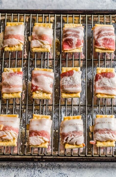 Bacon Wrapped Crackers Appetizer Recipe The Cookie Rookie