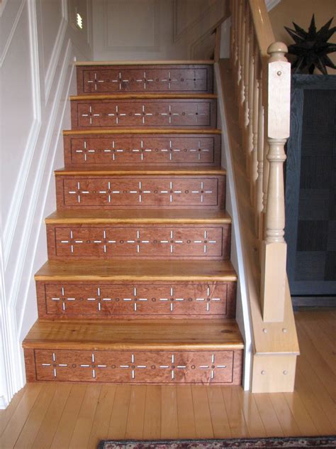 Diyers Transform Their Stairs With Hardwood Decorative Stair Risers