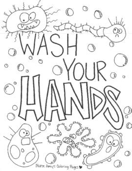 Germs Coloring Pages For Preschoolers