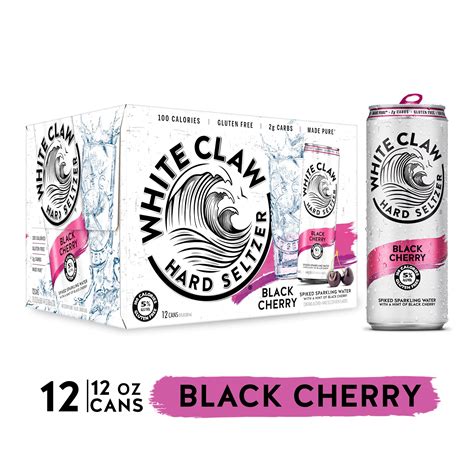White Claw® Hard Seltzer Black Cherry 12 Pack, 5% ABV - Walmart.com