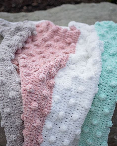 Crochet Baby Blanket Using Bernat Baby Velvet Amelias Crochet