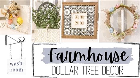 High End Dollar Tree DIYS Farmhouse Decor YouTube