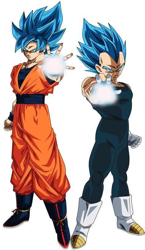 The dragon ball saiyans are known for being strong, but not all of them are built the same way. Goku Super Saiyan Blue / Vegeta Super Saiyan Blue by ...