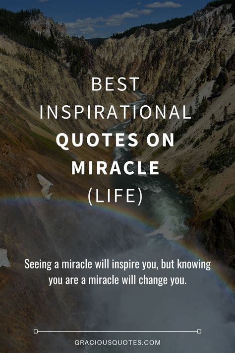 Best Inspirational Quotes On Miracle Life Gambaran