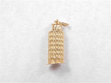 Vintage 14k Gold Leaning Tower Of Pisa Charm From Arnoldjewelers On