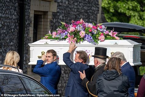 Eastenders Jay Brown Carries Lola Pearces Coffin At Her Funeral